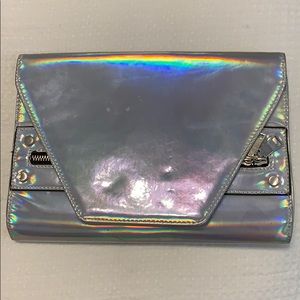 Holographic clutch/ purse